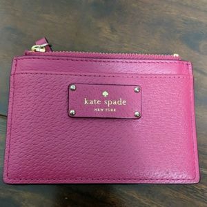 Kate Spade cardholder with zipper